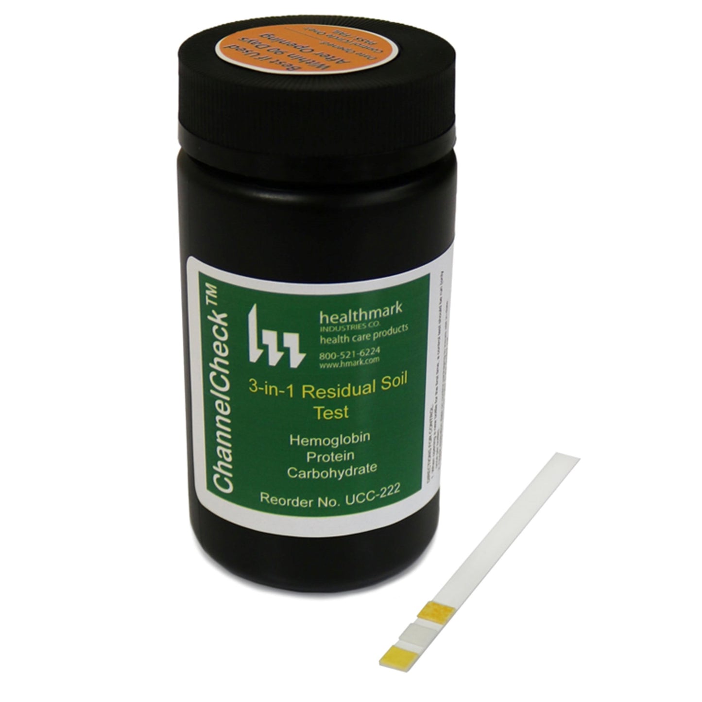 Healthmark Industries ChannelCheck Cleaning Verification Reprocessing Validation Test Kit UCC-222, Box of 2