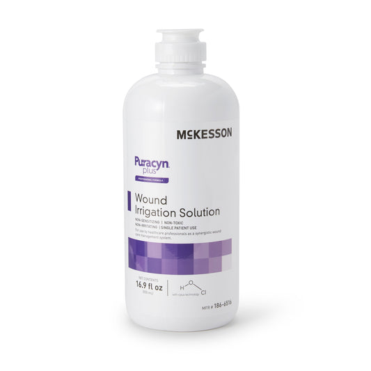 Wound Cleanser McKesson Puracyn® Plus Professional 16.9 oz. Flip Top Bottle NonSterile Antimicrobial - 186-6516