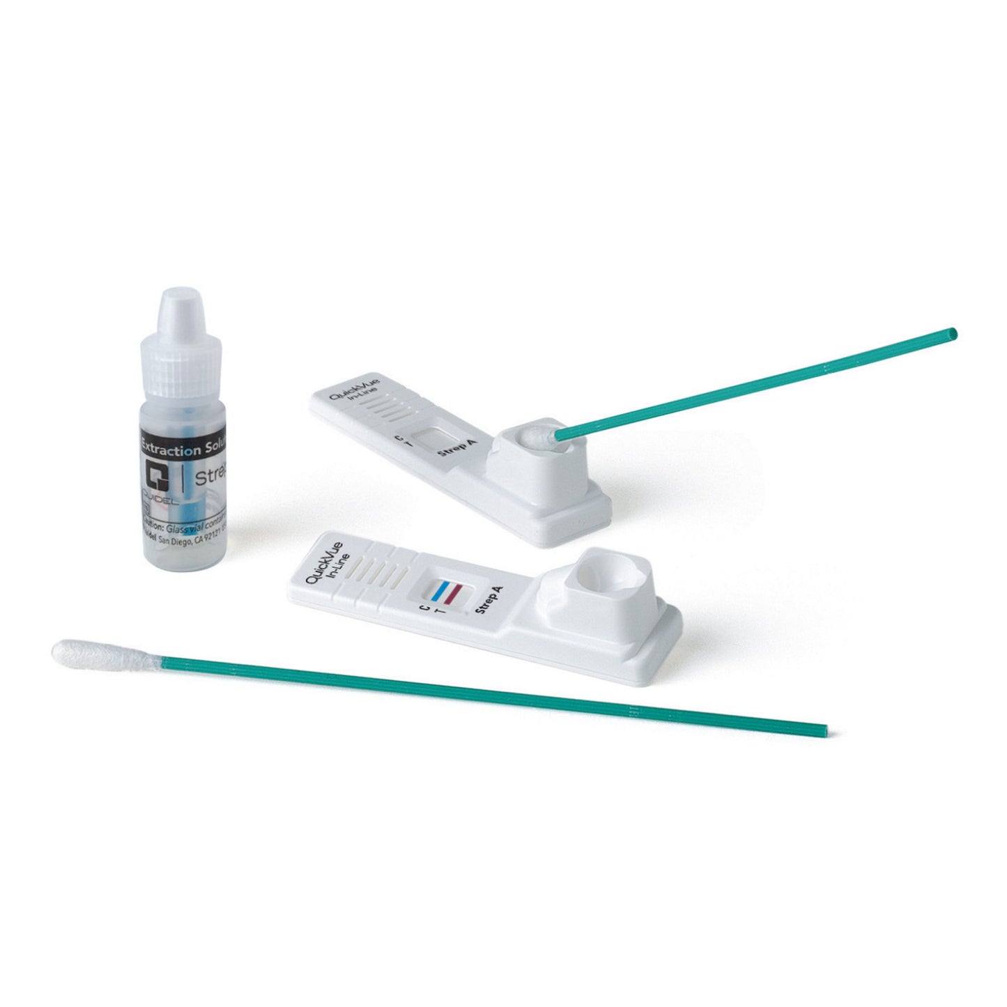 QuickVue® In-Line® Strep A Infectious Disease Immunoassay Respiratory Test Kit 00343