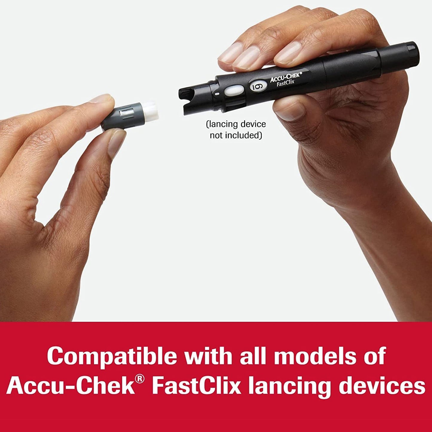 Accu-Chek FastClix Lancet, 30 Gauge, Preloaded Safety Drum, Track System 05360145001