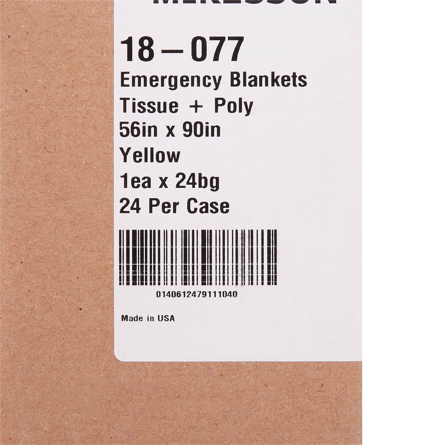 McKesson Rescue Blanket, 56 x 90 Inch 18-077