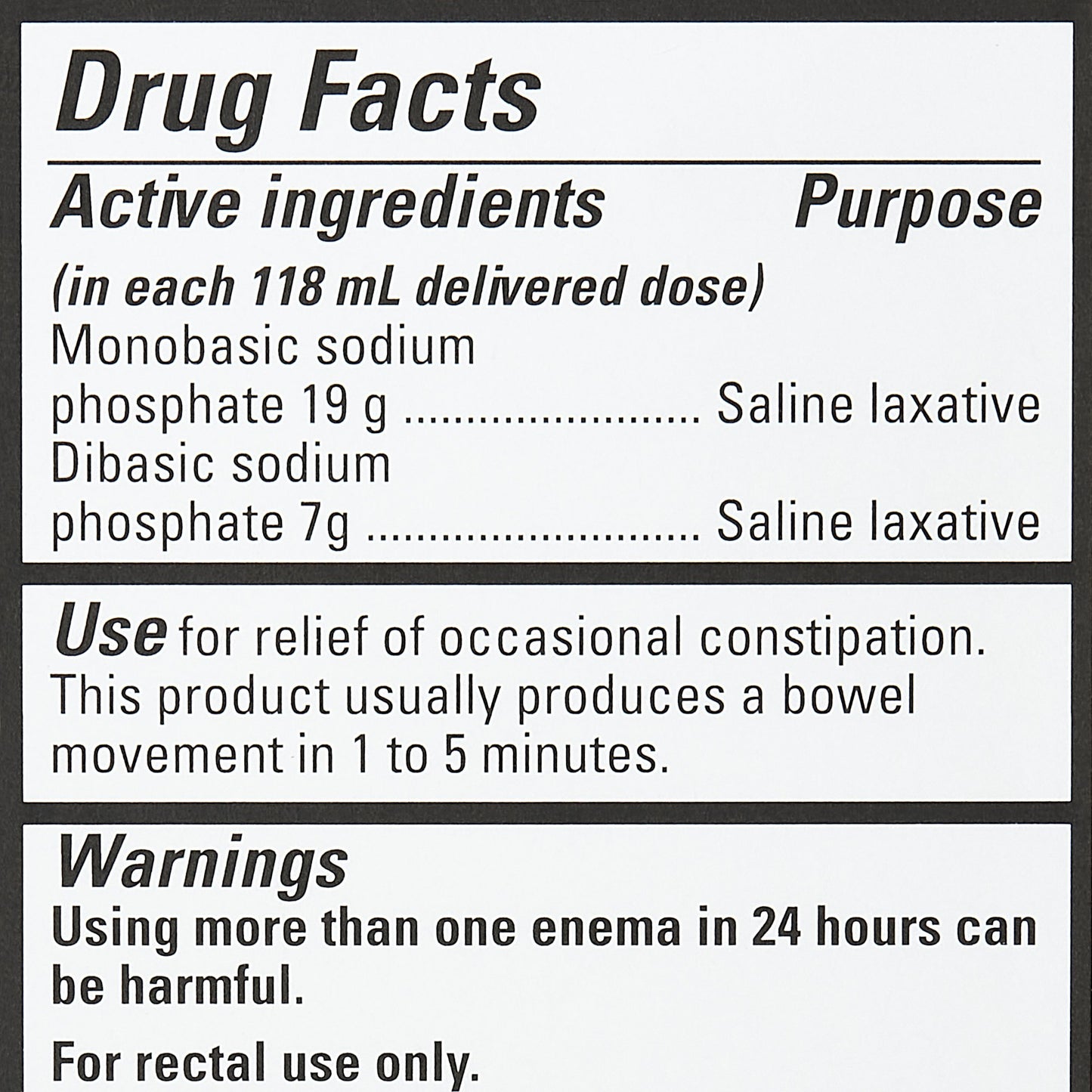 Fleet® Enema, 4.5-ounce squeeze bottle 00132020140