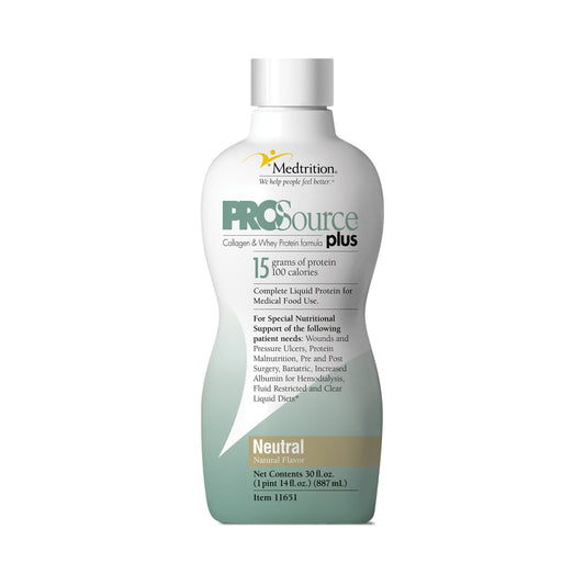 Oral Supplement ProSource® Plus Neutral Flavor Liquid 30 oz. Bottle - 11651