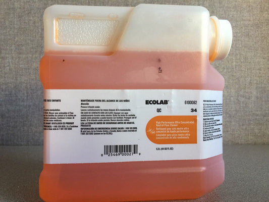 Ecolab Ecolab 1:128 Floor Cleaner Liquid 1.3 Liter 6100082, Case of 2
