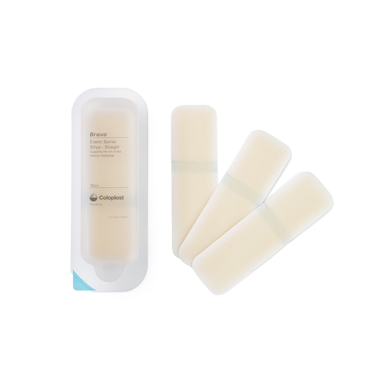 Coloplast Ostomy Elastic Barrier Strips, Straight 120740