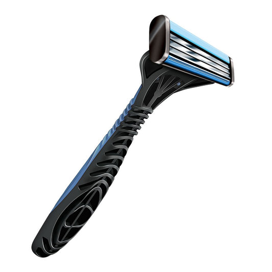 Personal Razor with Lubricating Strip AccuThrive® Single Edge Triple Blade NonSterile Reusable AVTL-5010-0000