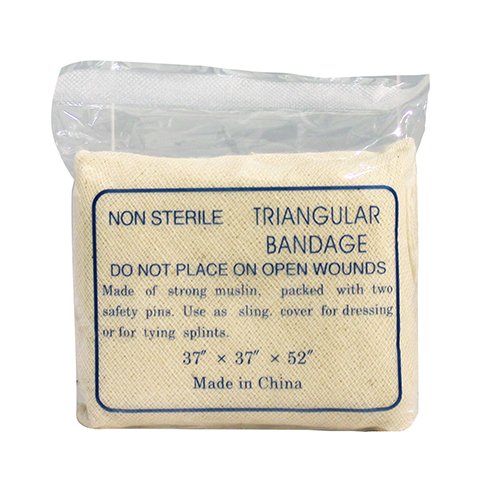 Dukal DUKAL Triangular Bandage, 37 x 37 x 52 Inch TB37, Bag of 12