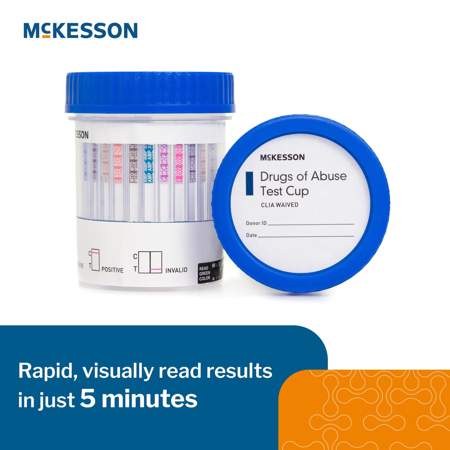 McKesson 12-Drug Panel with Adulterants Drugs of Abuse Test 16-6125A3