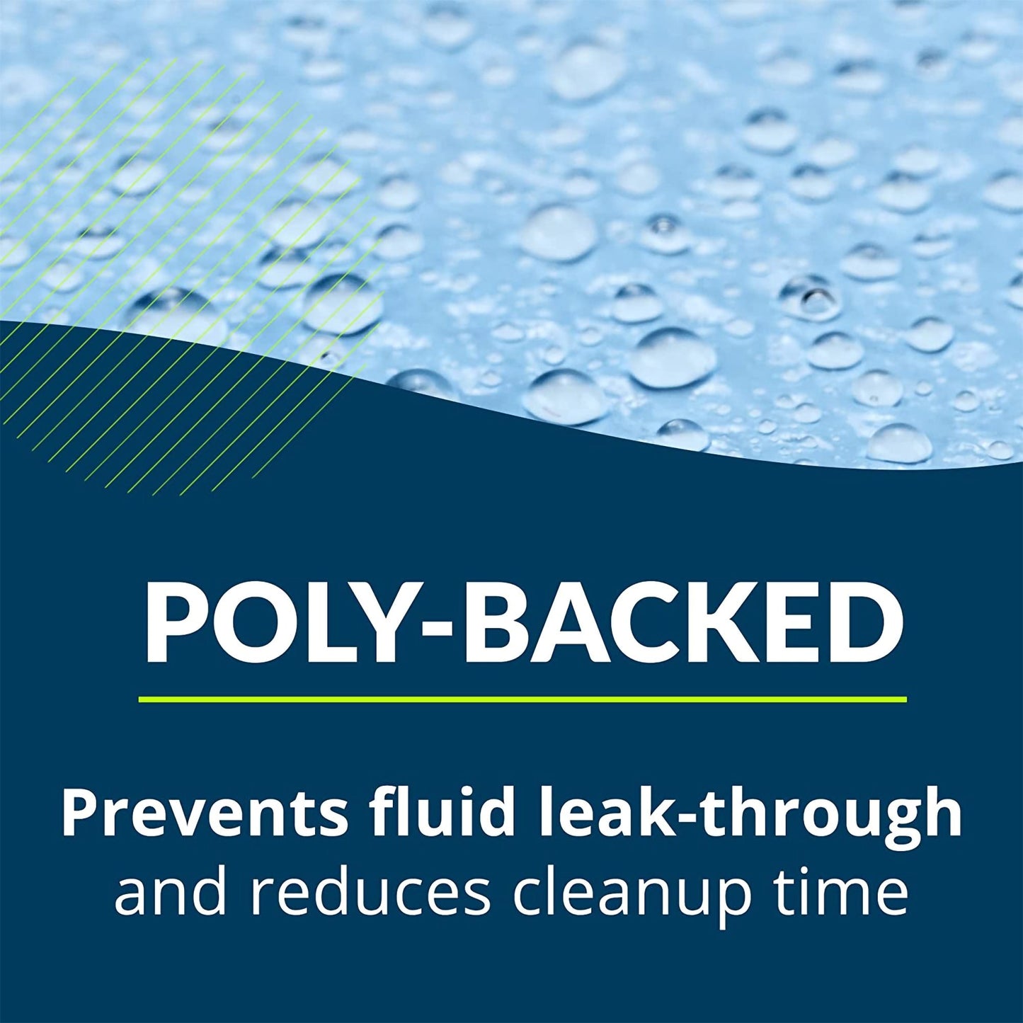 Tidi® Ultimate Teal Procedure Towel, 13 x 18 Inch 917410