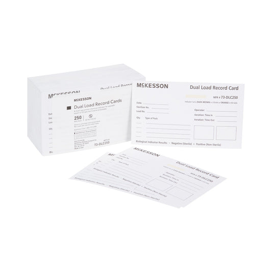 Sterilization Record Card McKesson Steam / EO Gas - 73-DLC250