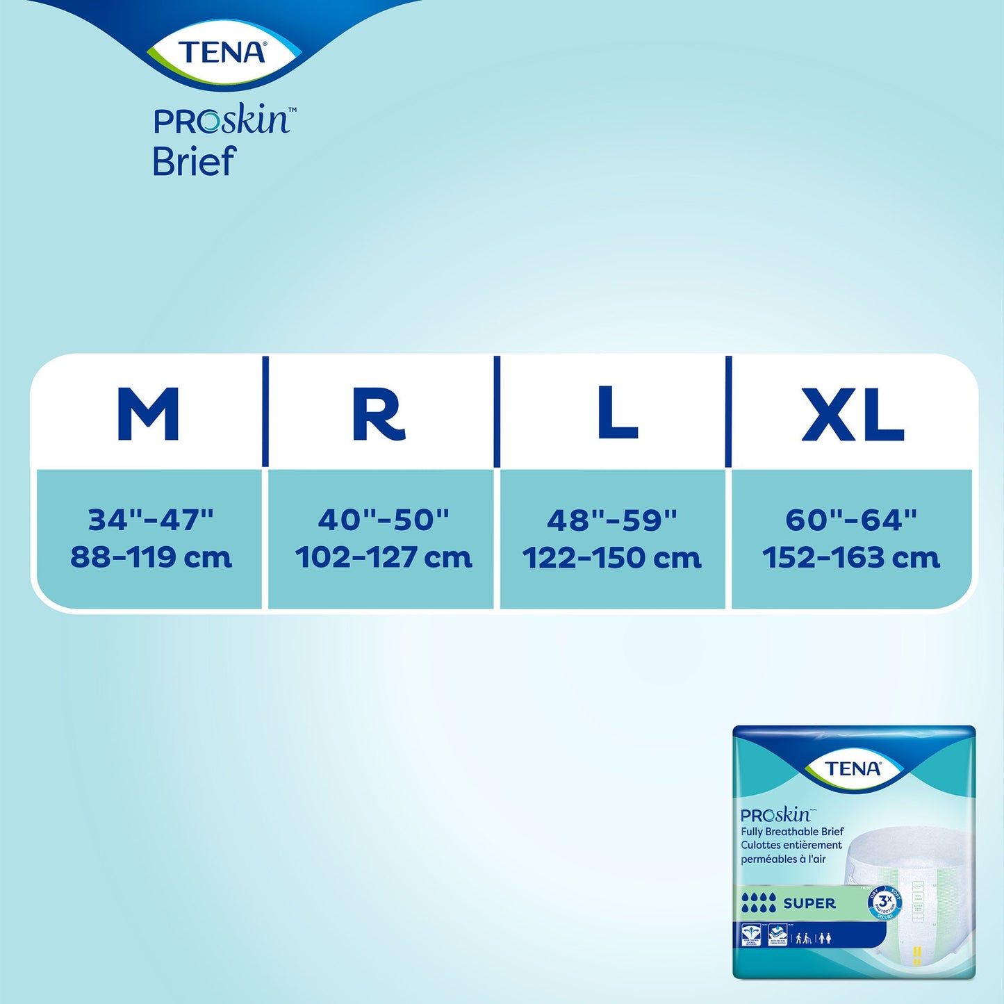 Tena Super Incontinence Briefs, Absorbent, Odor Control 67501