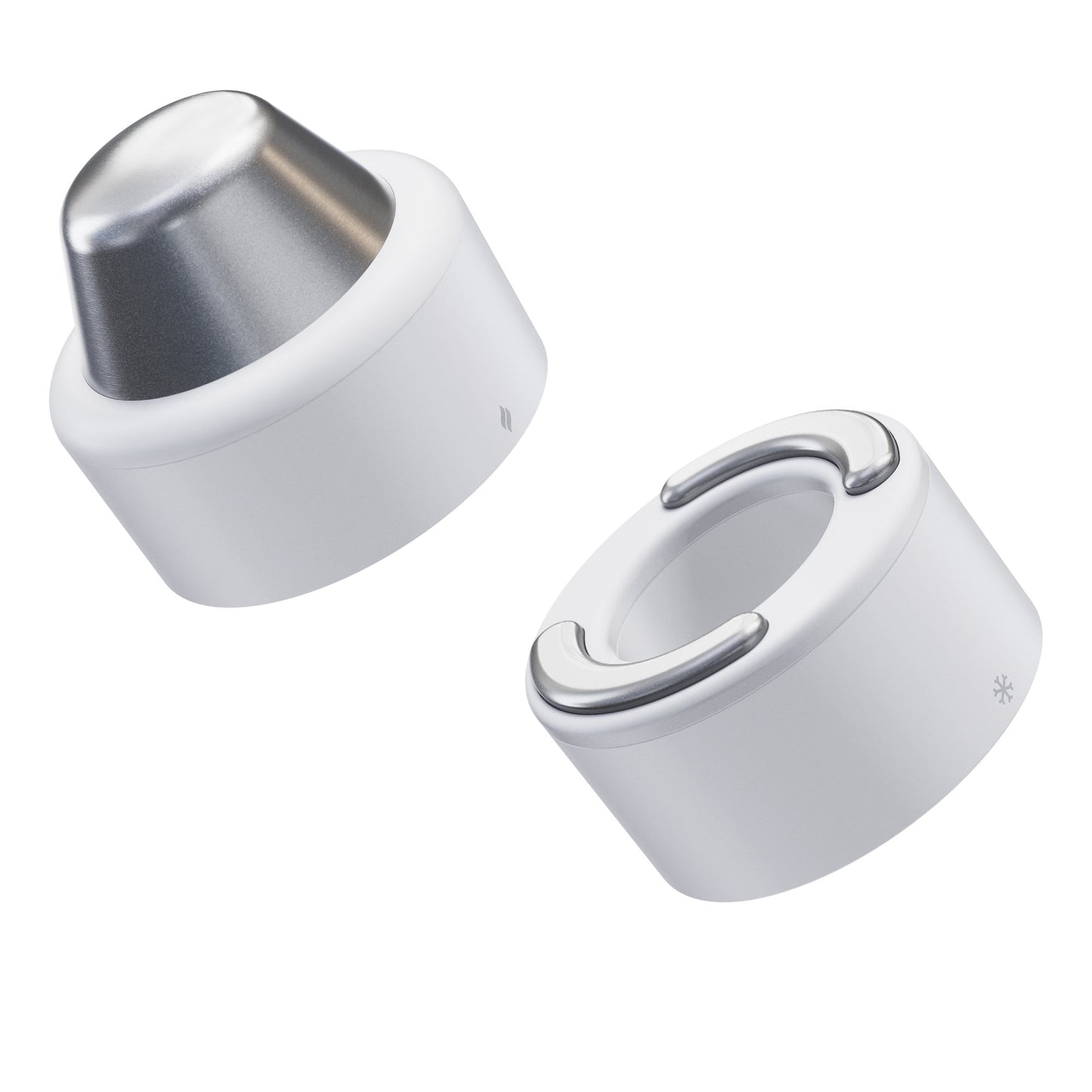 Therabody TheraFace Pro Hot and Cold Therapy Rings, White TF02269-01