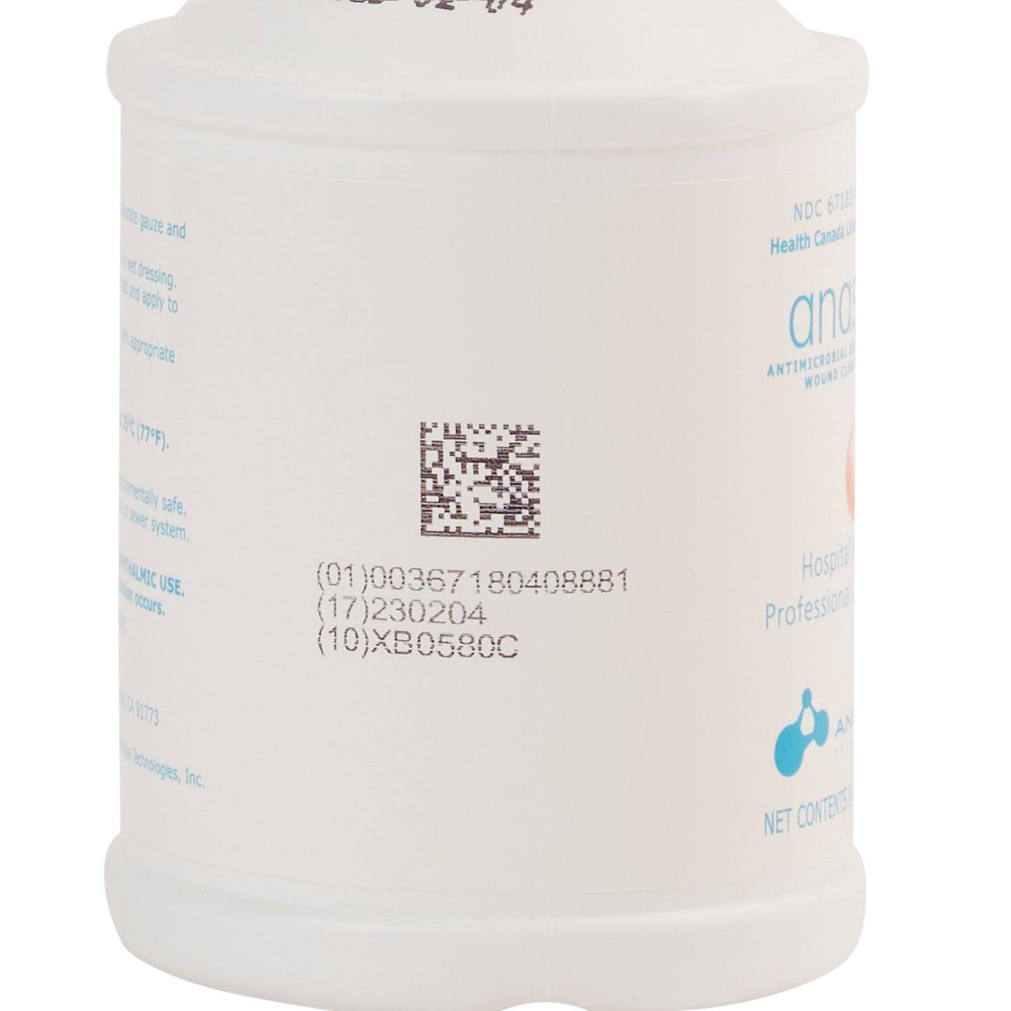 Anasept® Wound Cleanser, 8-ounce bottle 4008TC