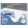Unisex Adult Incontinence Brief MoliCare® Premium Elastic 6D Large Disposable Moderate Absorbency - 165273