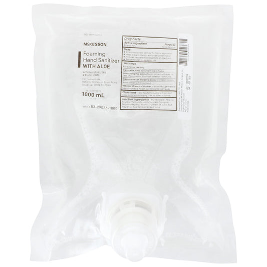 McKesson Brand McKesson Foaming Hand Sanitizer with Aloe 1000 mL, Refill 53-29036-1000, 1 Each