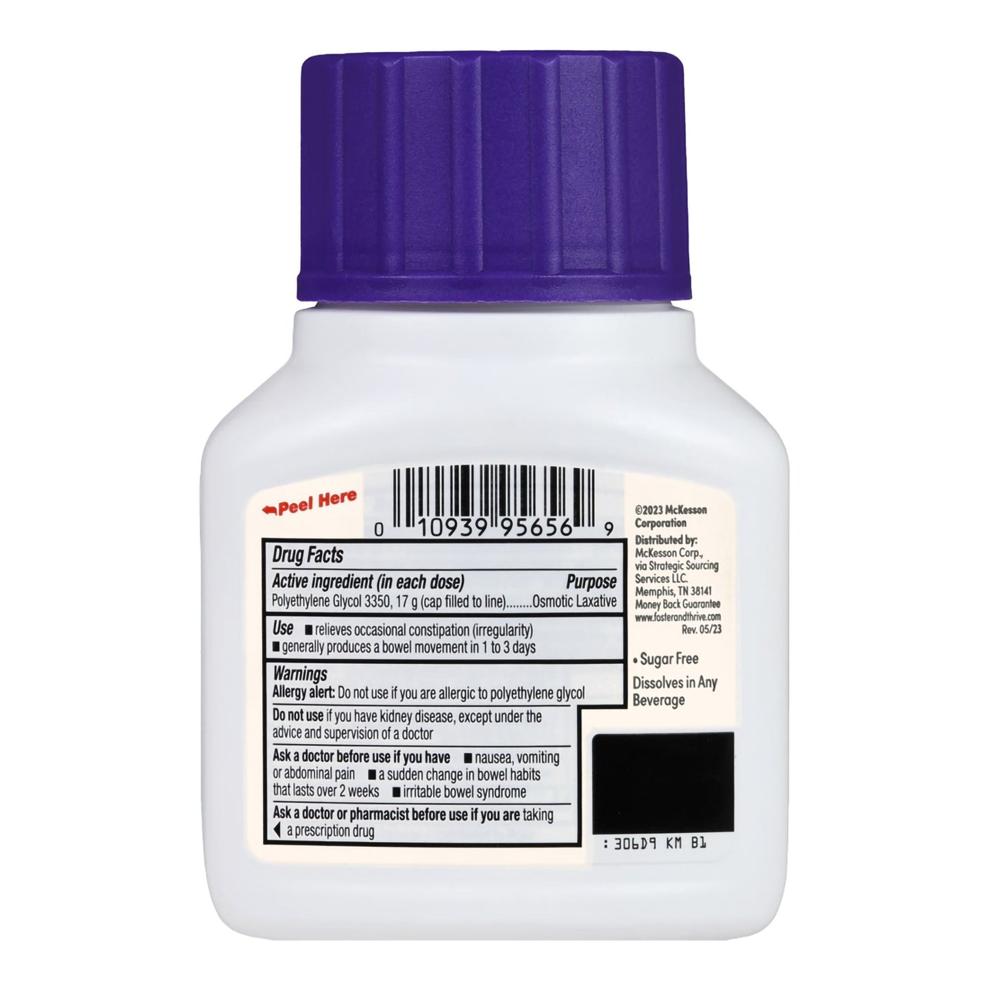 Foster & Thrive™ ClearLax Polyethylene Glycol 3350 Powder for Solution, 4.1-oz 70677110901