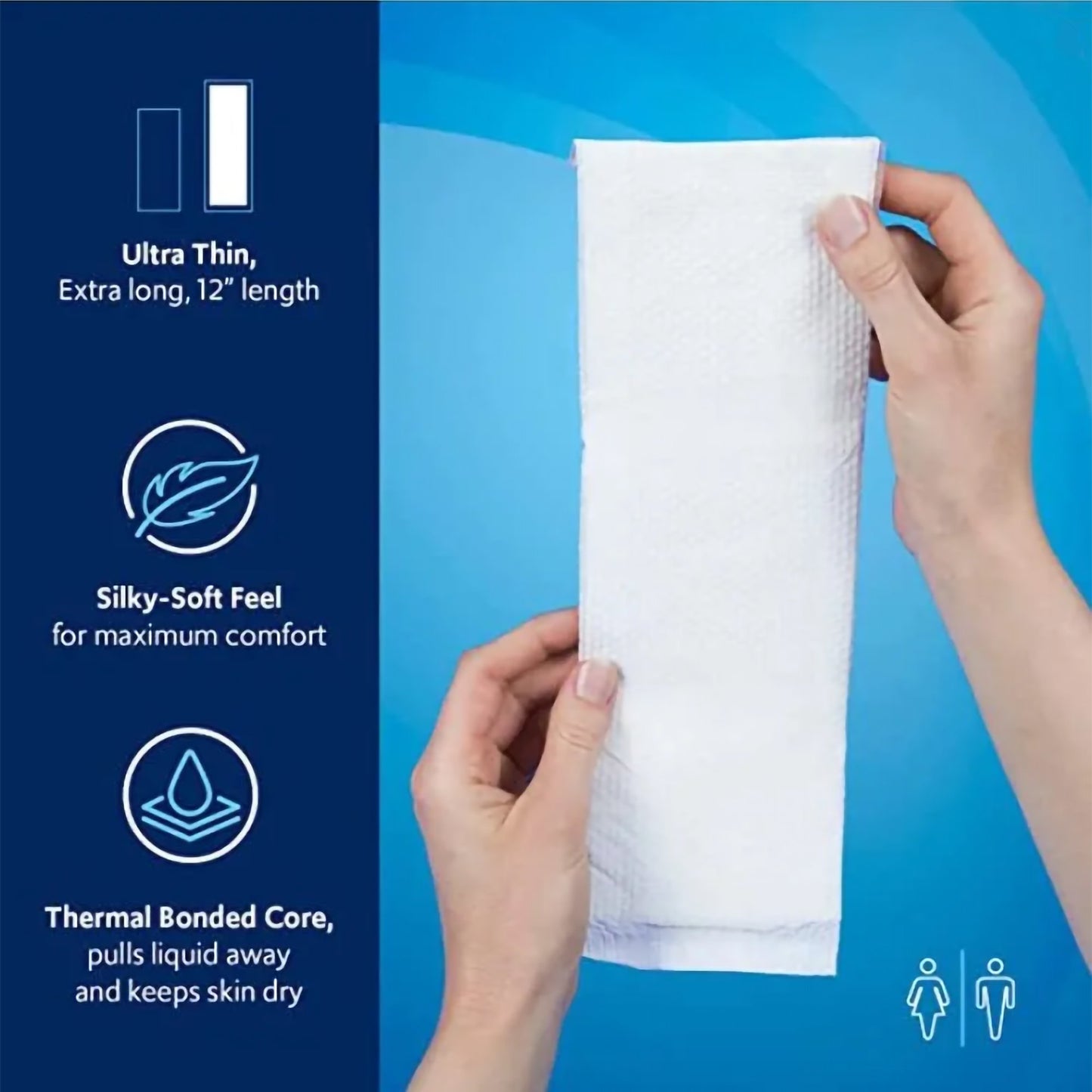 TotalDry™ Maximum Absorbency Incontinence Liner, 11-Inch Length SP1911