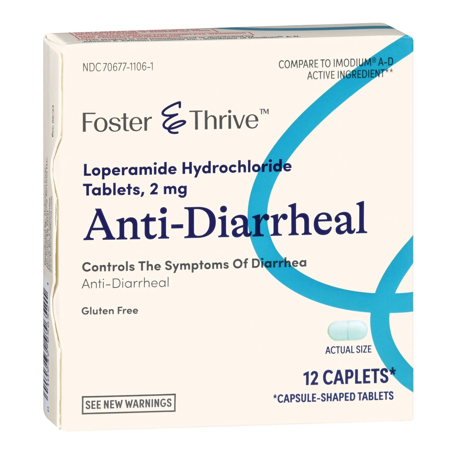 Foster & Thrive™ Anti-Diarrheal Loperamide HCl 2 mg Caplets 70677110601