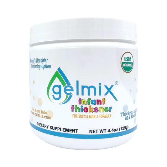 Infant Formula and Breast Milk Thickener Gelmix® 4.4 oz. Jar Unflavored Powder IDDSI Level 1 Slightly Thick - GEL-WHO-004
