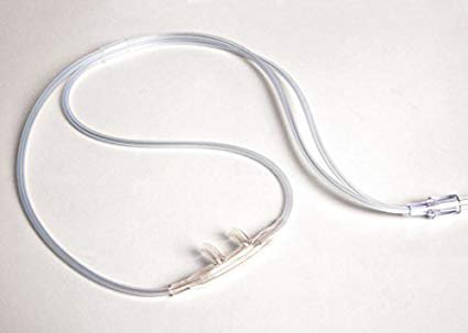 Nasal Cannula Pediatric Curved Prong / NonFlared Tip 7 Foot O2 - 16SOFT-PED-7-50