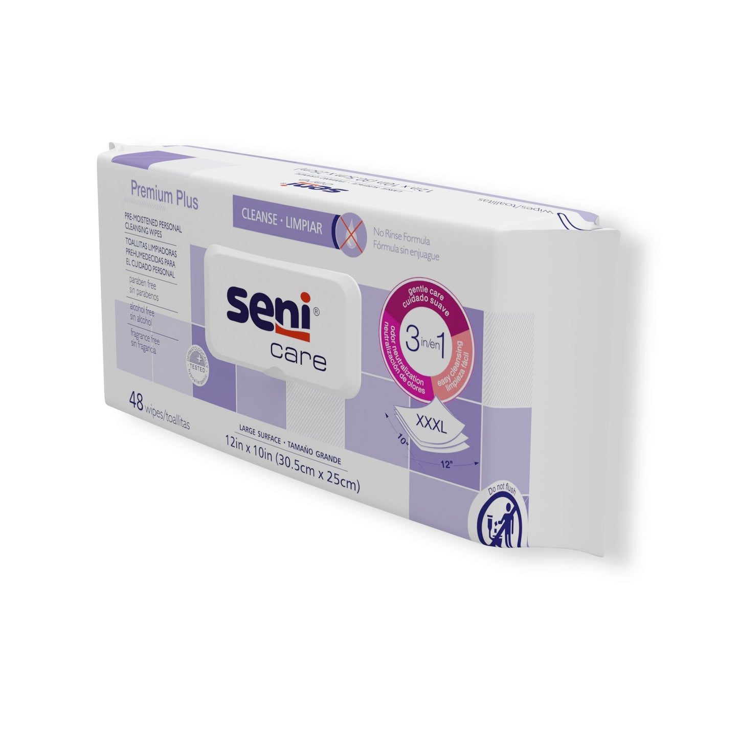 Seni® Care Premium Plus Personal Cleansing Wipes S-WP48-C11