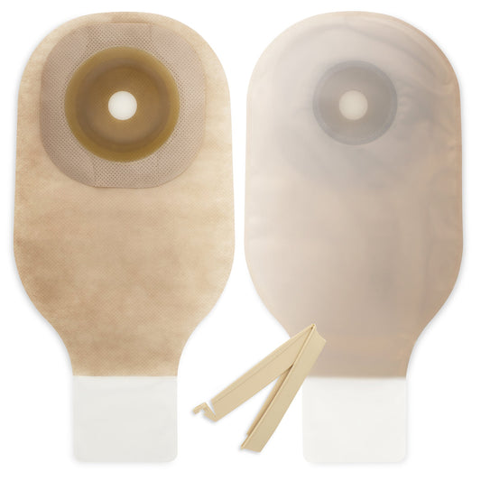 Premier™ Flextend™ 1-Piece Transparent Colostomy Pouch, Pre-cut to Fit 32 mm 8638