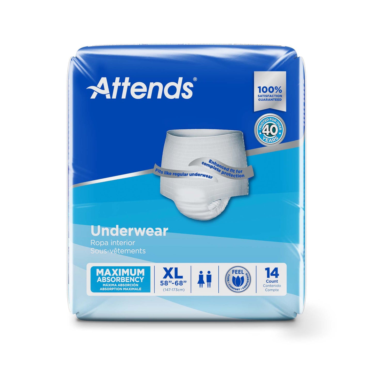 Attends® Extra Absorbency Underwear, X-Large AP0740