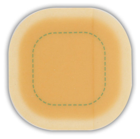 Hydrocolloid Dressing DuoDERM® Signal® CGF® Foam Backing 8 X 9 Inch Triangle Hydrocolloid - 403333