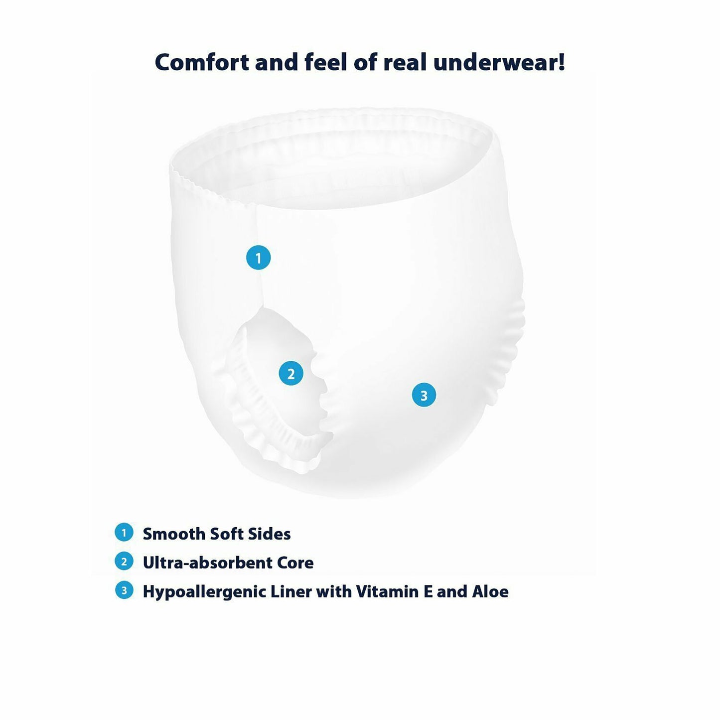 Cuties® Sleep Overs® Absorbent Underwear, Extra Large SLP05303