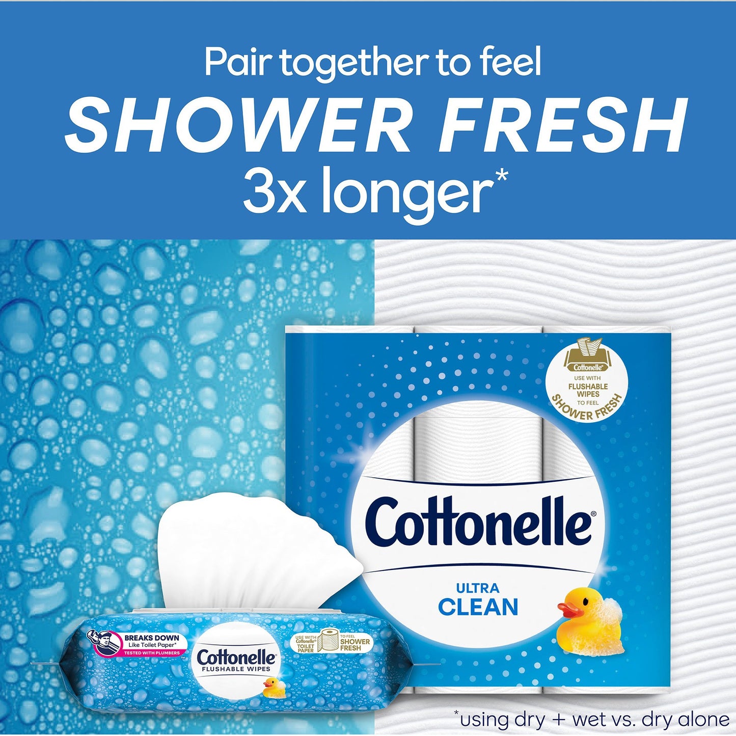 Cottonelle® FreshCare® Flushable Wipes 44932