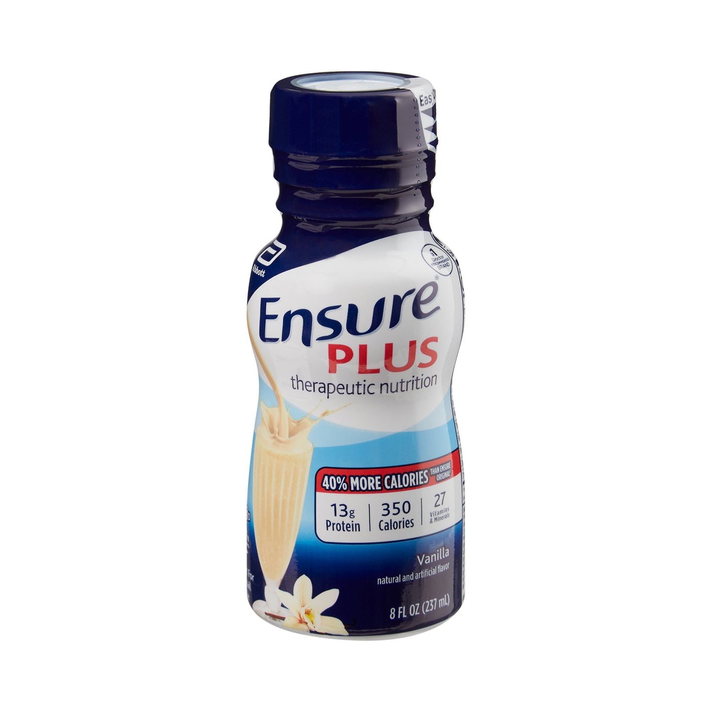Ensure® Plus Therapeutic Nutrition, Vanilla, 8-ounce bottle 58303