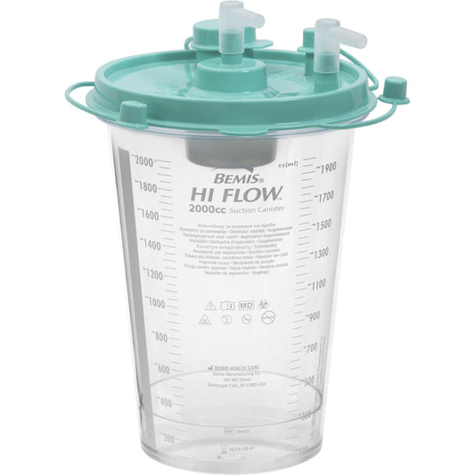 Hi-Flow™ Rigid Suction Canister for use with Bemis Quick-Drain™ Systems, 2000 mL 494410