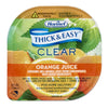 Thickened Beverage Thick & Easy® 4 oz. Portion Cup Orange Flavor Liquid IDDSI Level 3 Moderately Thick/Liquidized - 32192