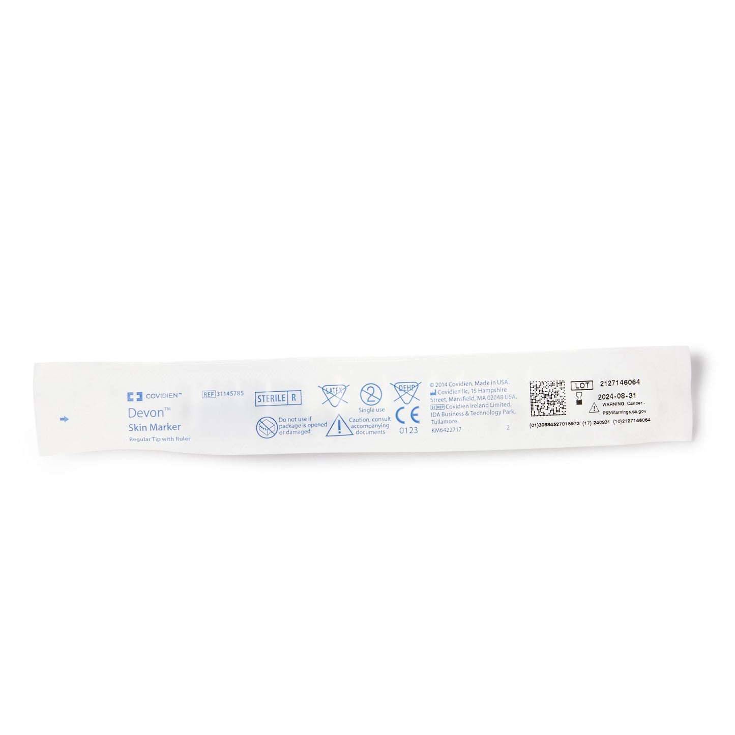 Devon™ Regular Tip Surgical Skin Marker with Ruler 31145785