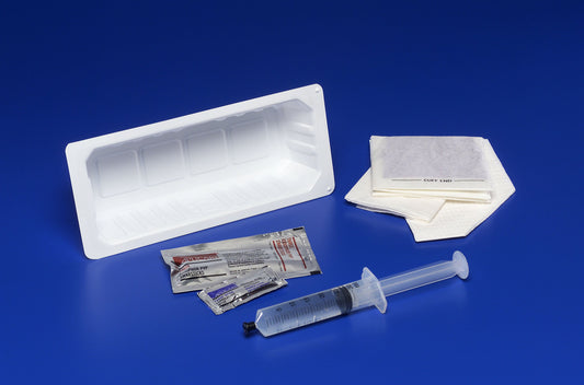 Cardinal Dover Universal Indwelling Catheter Tray, 10cc Syringe, PVP 76010-, Case of 20