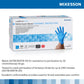 McKesson Confiderm® 6.8C Nitrile Exam Glove, Large, Blue 14-6N661C