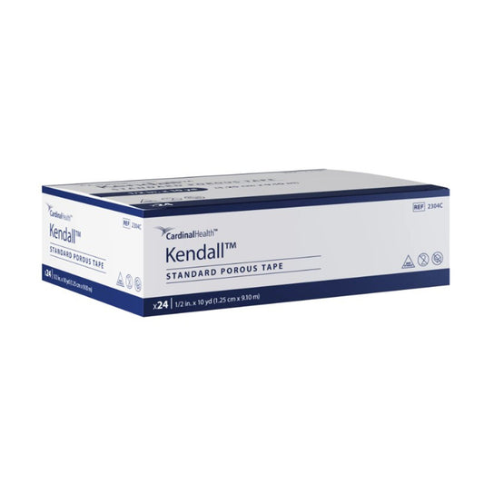 Kendall™ Cloth Medical Tape, 1/2 Inch x 10 Yard, White 2304C