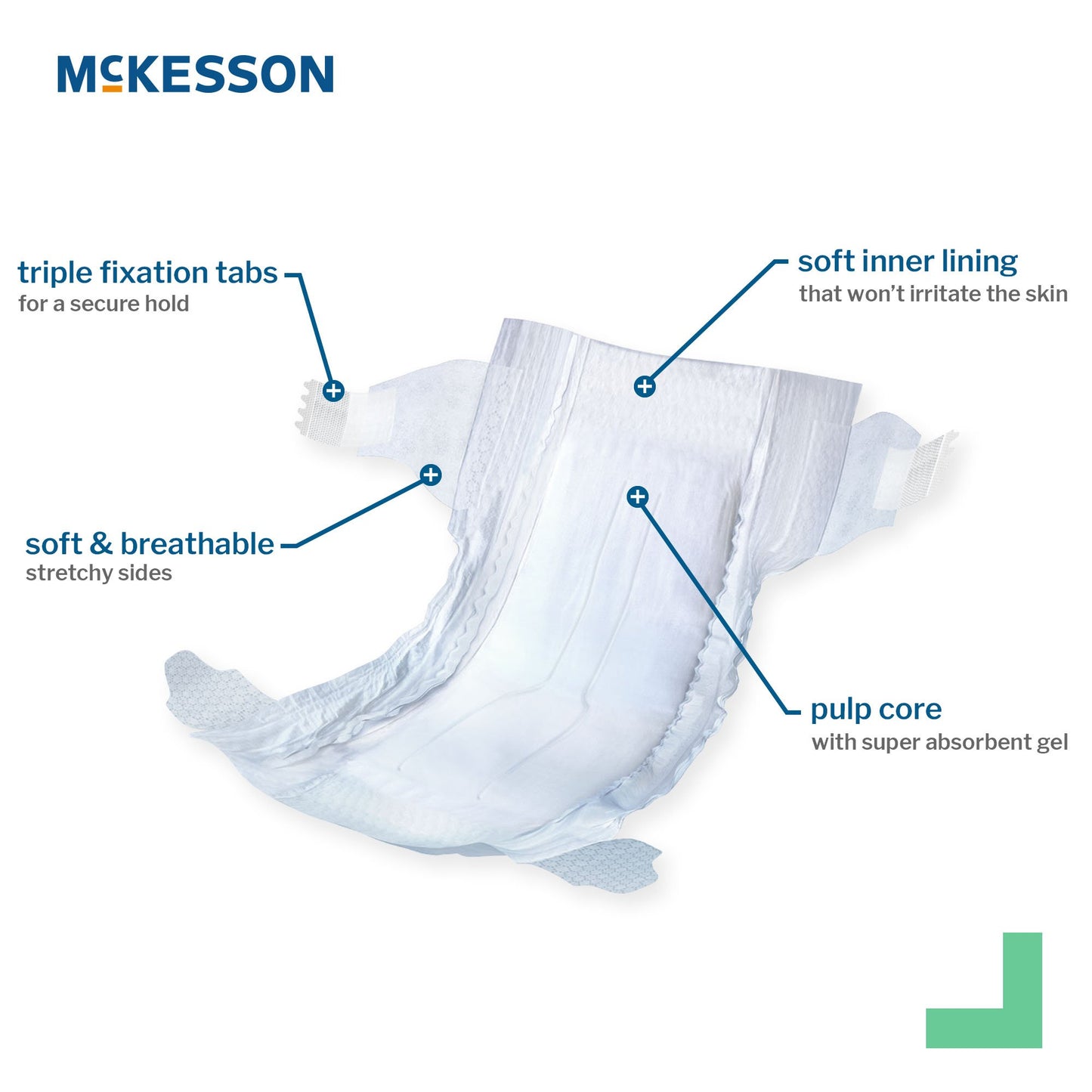 McKesson Baby Diapers, Size 3 BD-SZ3