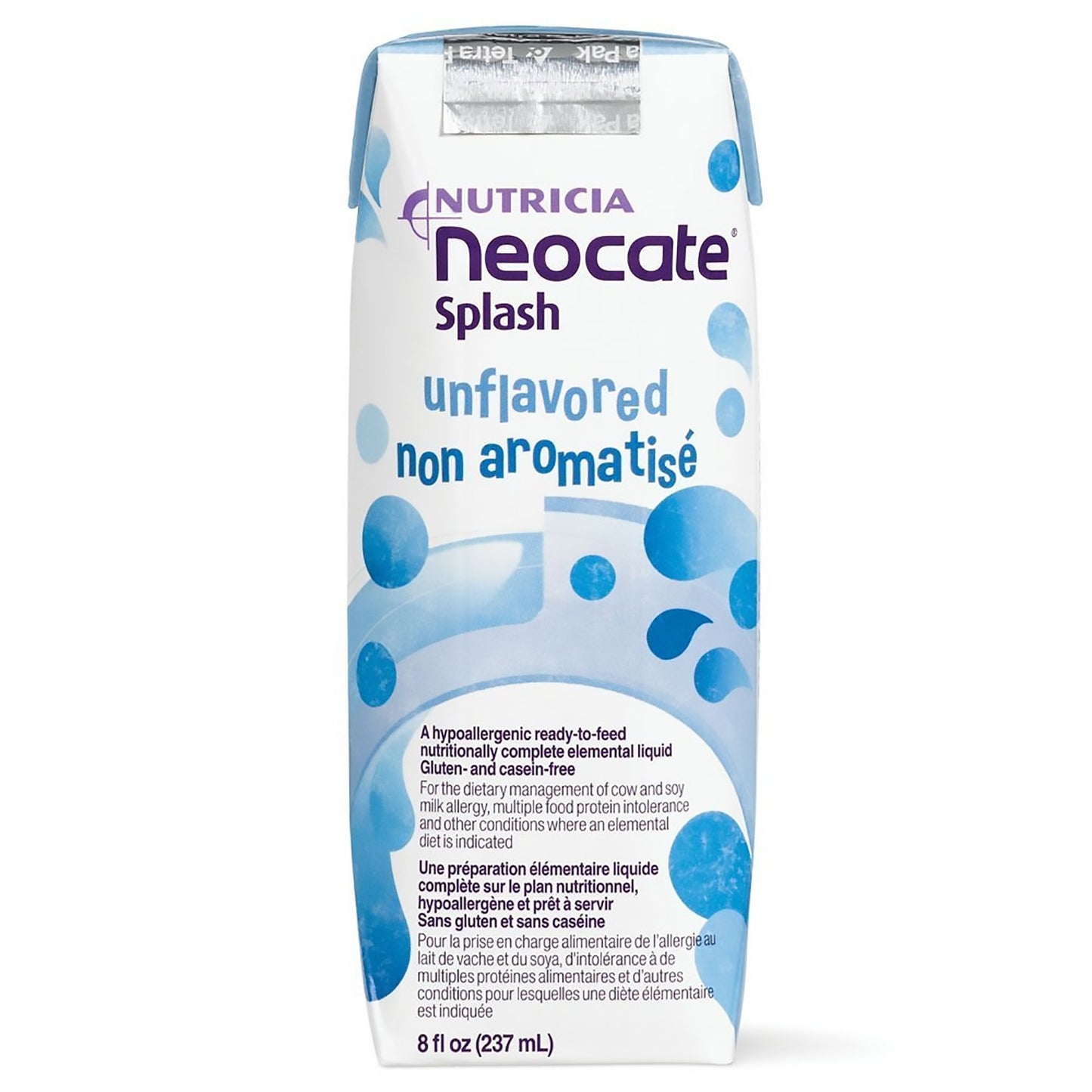 Neocate® Splash Hypoallergenic Ready-to-Feed Elemental Liquid, 8-ounce carton 111394