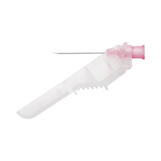 Safety Hypodermic Needle SurGuard3™ 1-1/2 Inch Length 18 Gauge Regular Wall Hinged Safety Needle - SG3-1838