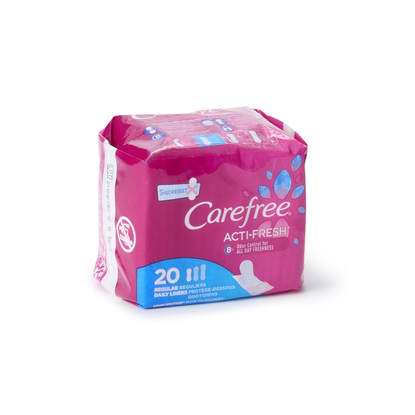 Carefree Acti-Fresh Liners, Regular 07830006990