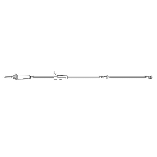 IV Pump Set Vista® Pump Without Ports 15 Drops / mL Drip Rate Without Filter 108 Inch Tubing Solution - V9905