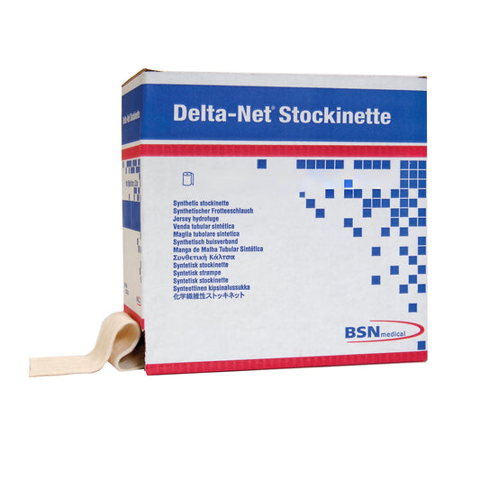 Delta-Net® Stockinette, Tubular Cast Padding, White, 3 Inch x 25 Yard 6863