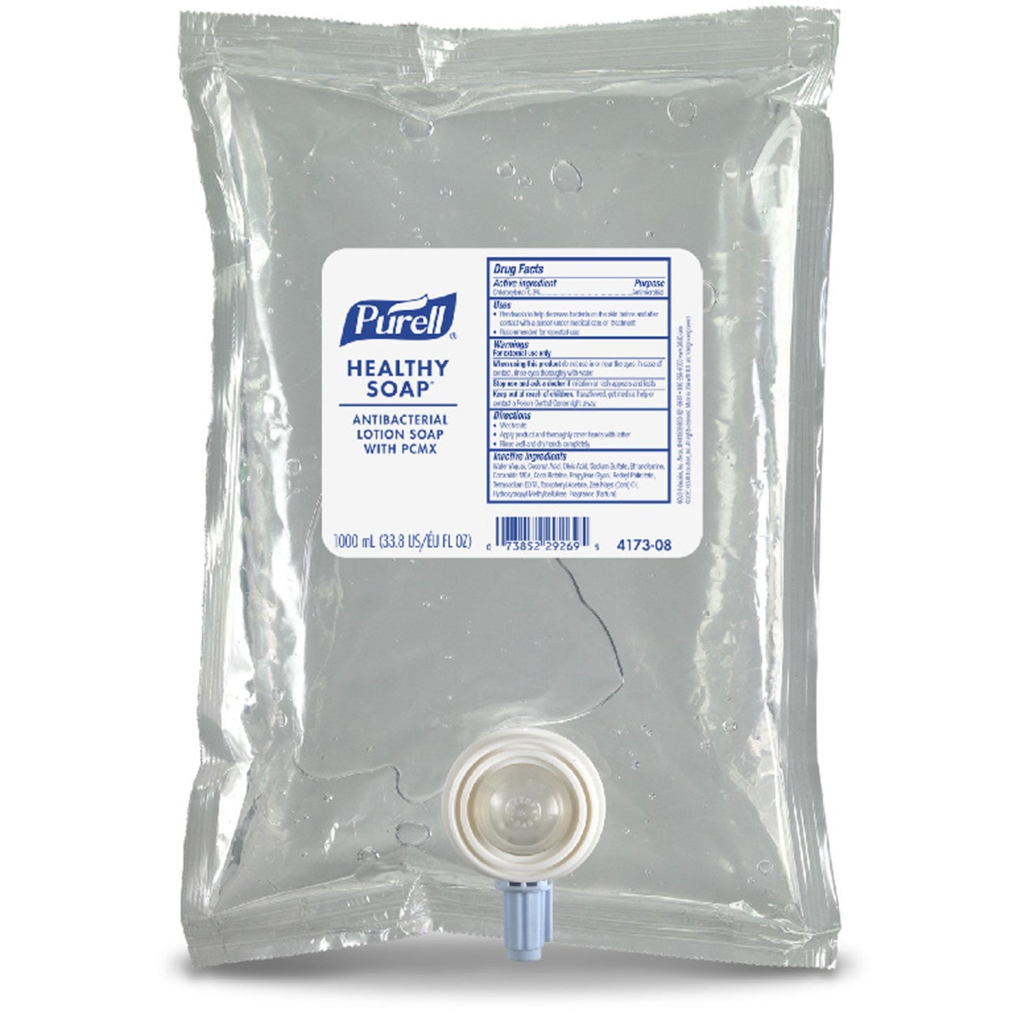 Antibacterial Soap Purell CS2 Lotion 1,000 mL Dispenser Refill Bag Scented - 4173-08