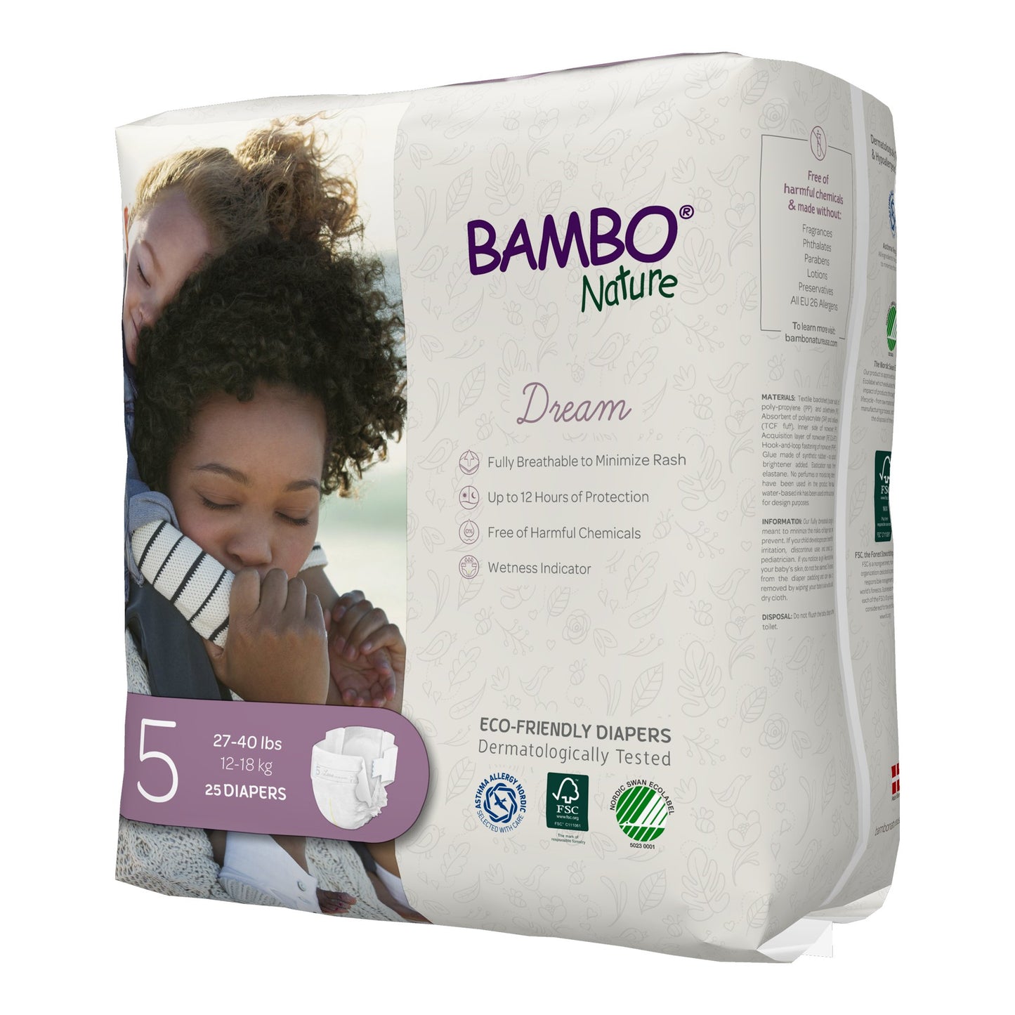 Bambo® Nature Diaper, Size 5 1000016927