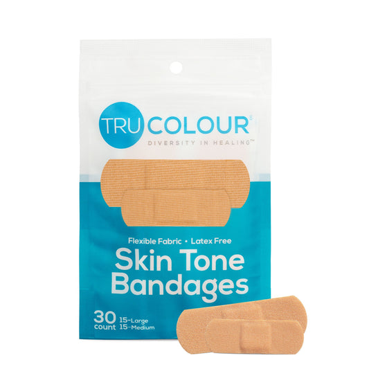 Tru-Colour Skin Tone Adhesive Bandages for Fair Skin Tone Shades TCB-161