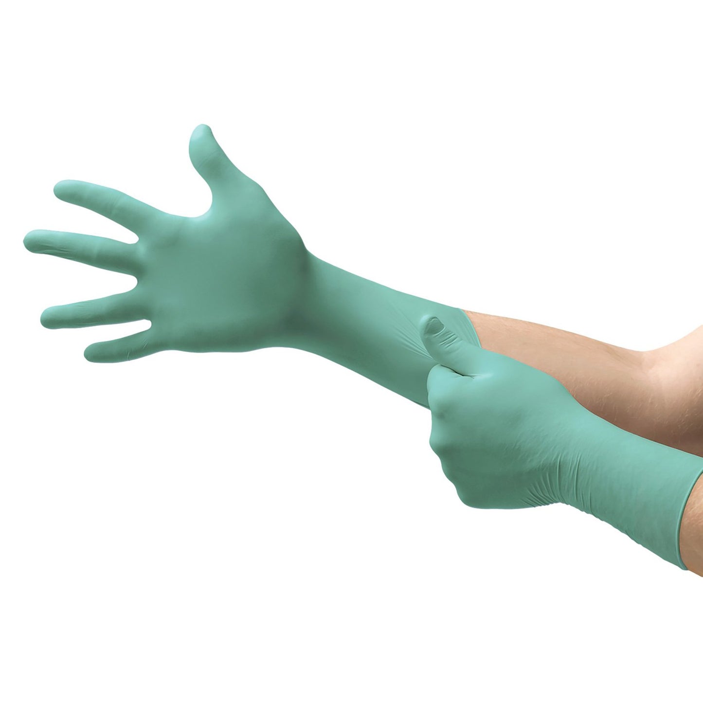NeoPro® EC Polychloroprene Extended Cuff Length Exam Glove, Medium, Green NEC-288-M