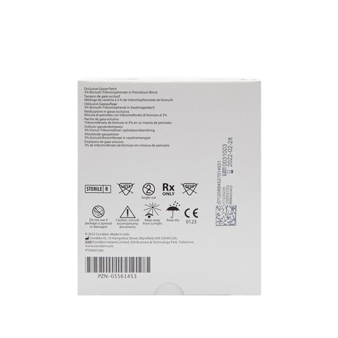 Cardinal Xeroform Occlusive Xeroform Petrolatum Impregnated Dressing 2 x 2 inch 8884433400, 1 Each