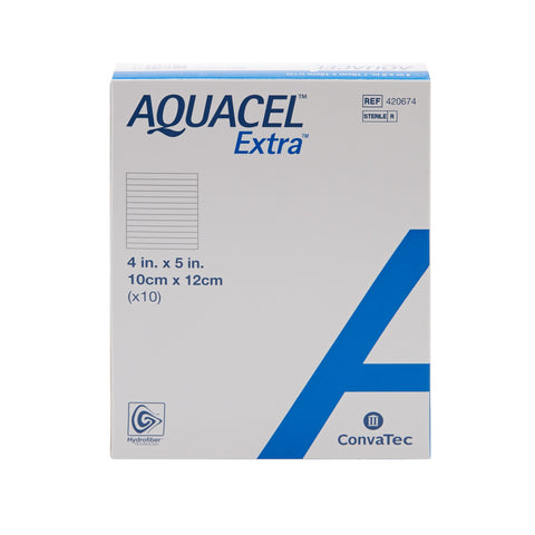 ConvaTec Aquacel® Extra™ Gelling Fiber Hydrofiber Dressing Sterile