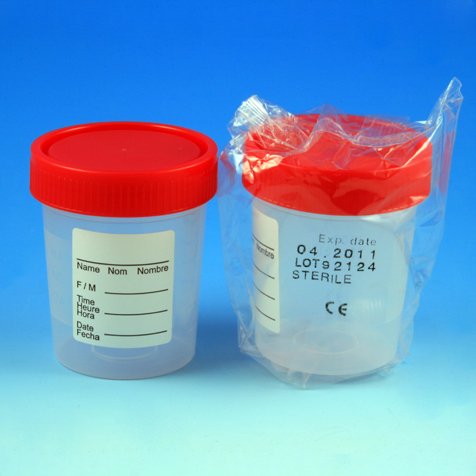 Globe Scientific Globe Scientific Specimen Container, 120 mL 5912, Case of 100